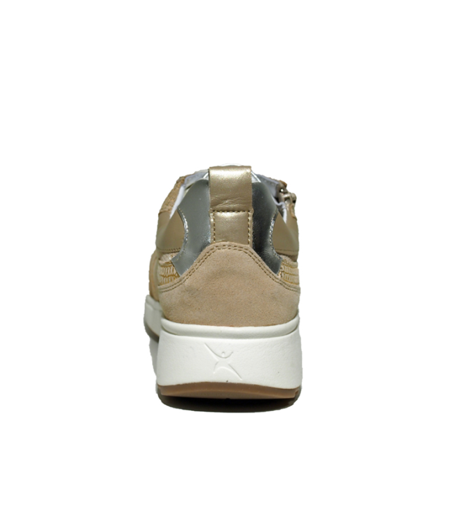 Xsensible Stretchwalker Valetta sand combi  Xsensible Stretchwalker 30222.2.428, sneakers / veterschoenen Direct leverbaar uit de webshop