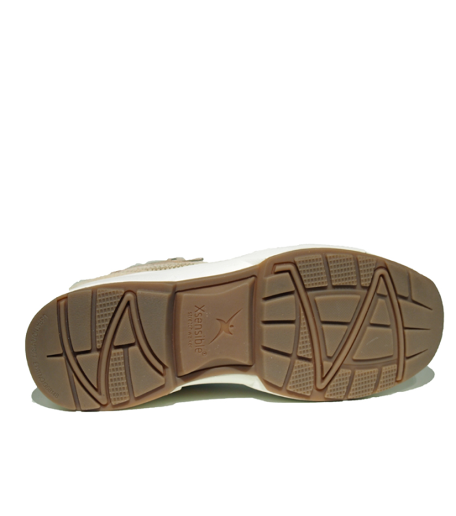 Xsensible Stretchwalker Valetta sand combi  Xsensible Stretchwalker 30222.2.428, sneakers / veterschoenen Direct leverbaar uit de webshop