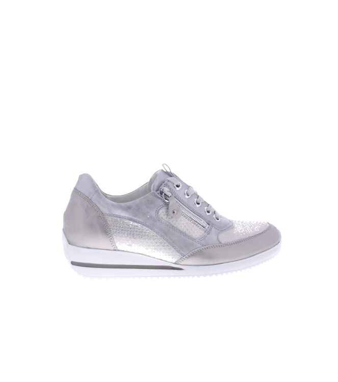 Waldlaufer Himona stein  Waldlaufer 980008.603.726, sneakers / veterschoenen Direct leverbaar uit de webshop