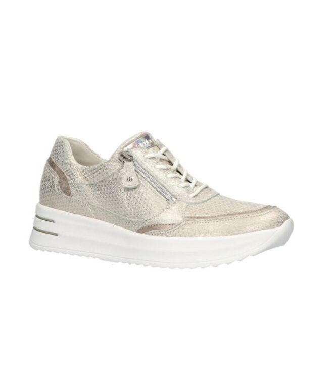 Waldlaufer Arianna platin  Waldlaufer 755004.313.396, sneakers / veterschoenen Direct leverbaar uit de webshop