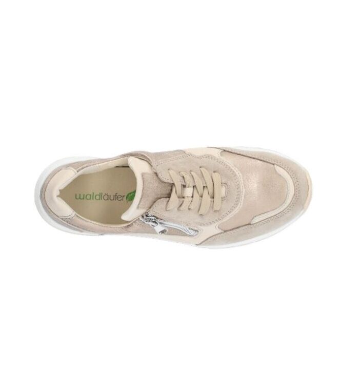 Waldlaufer April sahara perl stein Waldlaufer 957007.500.083, sneakers / veterschoenen Direct leverbaar uit de webshop