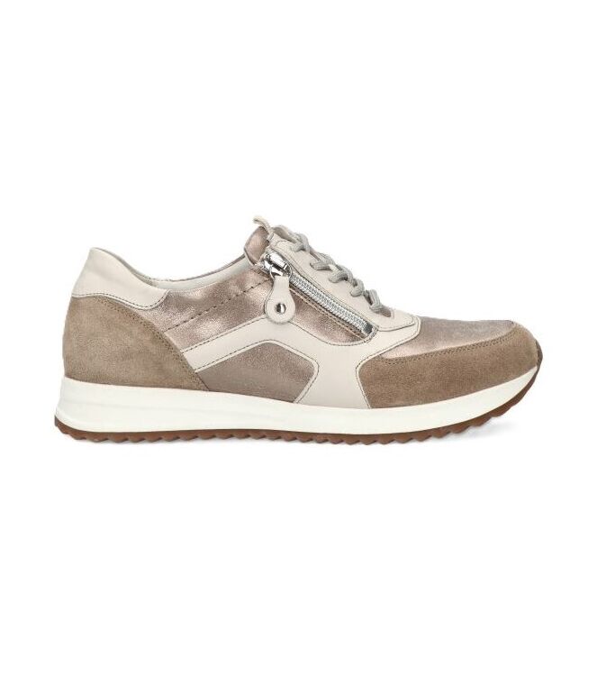 Waldlaufer Vicky storm-bronce-platin Waldlaufer 752004.408.093, sneakers / veterschoenen Direct leverbaar uit de webshop
