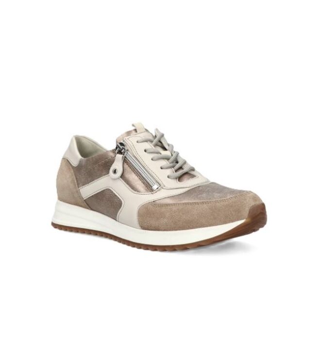 Waldlaufer Vicky storm-bronce-platin Waldlaufer 752004.408.093, sneakers / veterschoenen Direct leverbaar uit de webshop