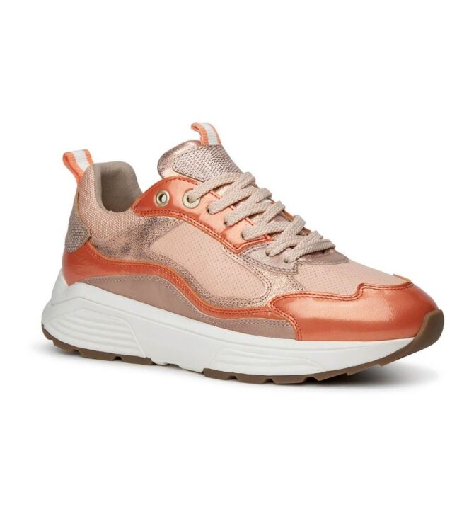 Xsensible Stretchwalker Milau soft coral combi  Xsensible Stretchwalker 33004.4.753, sneakers / veterschoenen Direct leverbaar uit de webshop