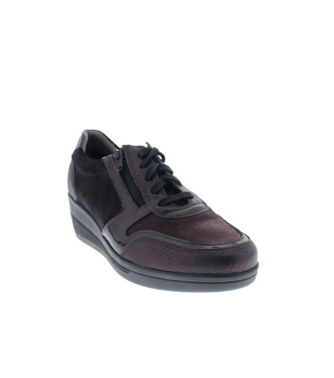 Xsensible Dalia Bordeaux  Xsensible 10175.2.745, sneakers / veterschoenen Direct leverbaar uit de webshop