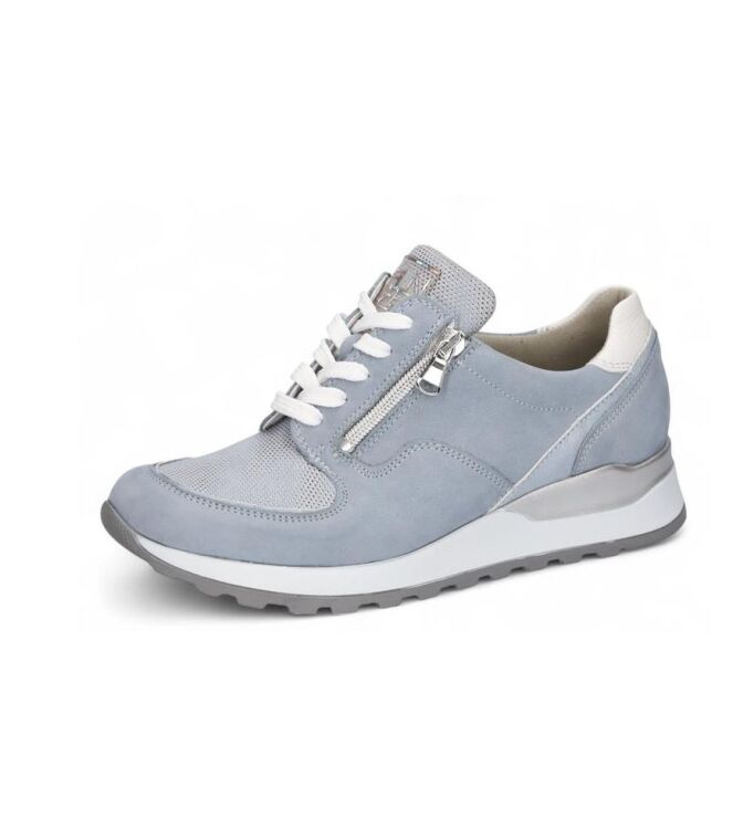 Waldlaufer Hiroko sky weiss  Waldlaufer 364H15.404.267, sneakers / veterschoenen Direct leverbaar uit de webshop