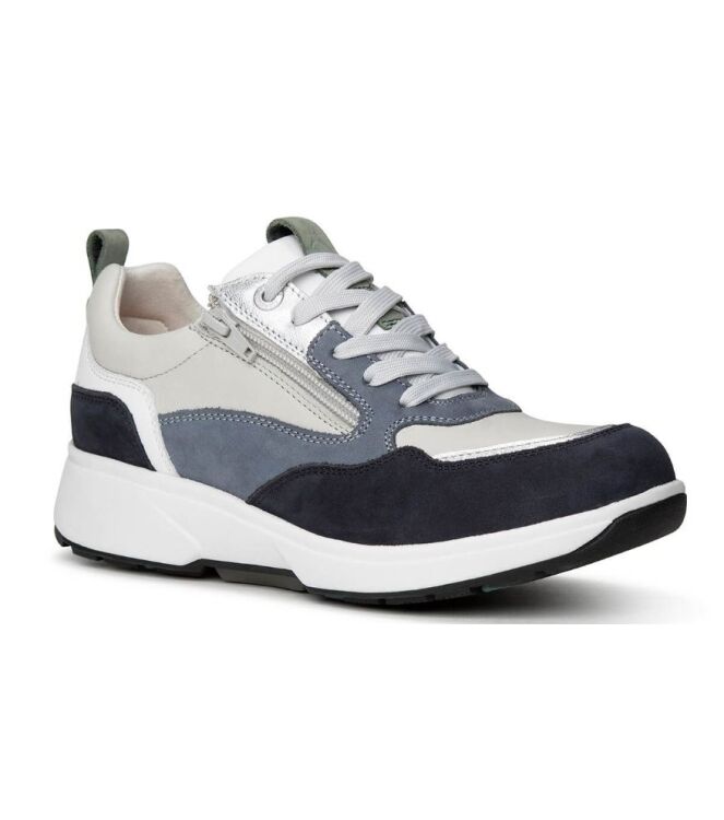 Xsensible Stretchwalker Grenoble navy combi  Xsensible Stretchwalker 30215.3.219, sneakers / veterschoenen Direct leverbaar uit de webshop