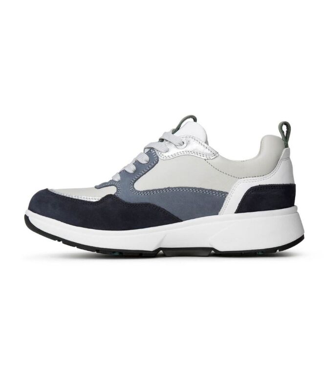 Xsensible Stretchwalker Grenoble navy combi  Xsensible Stretchwalker 30215.3.219, sneakers / veterschoenen Direct leverbaar uit de webshop