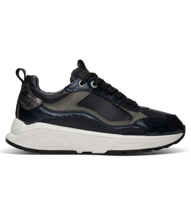 Xsensible Stretchwalker Milau navy combi Xsensible Stretchwalker 33004.4.218, sneakers / veterschoenen Direct leverbaar uit de webshop