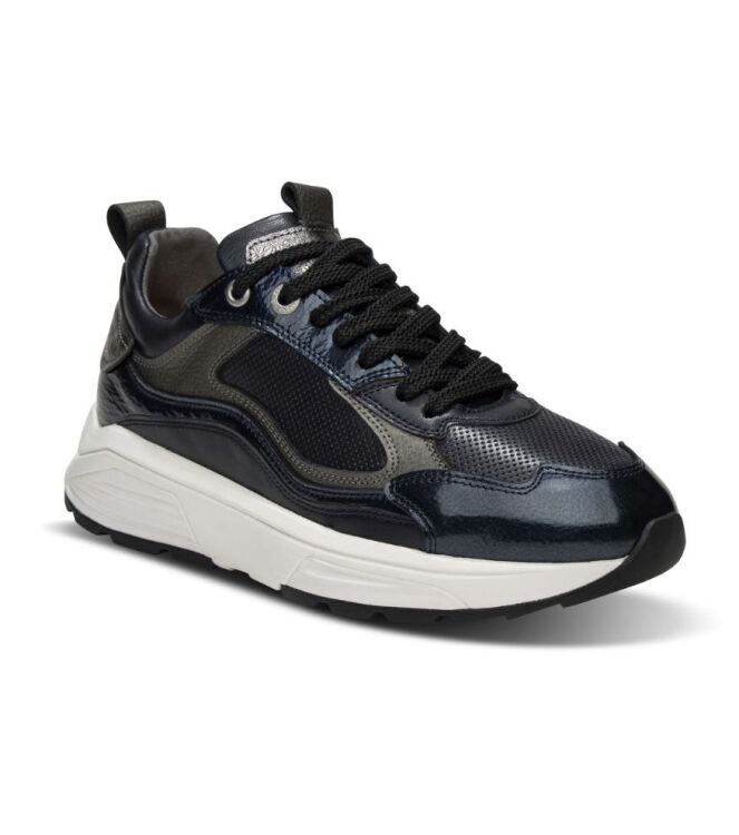Xsensible Stretchwalker Milau navy combi Xsensible Stretchwalker 33004.4.218, sneakers / veterschoenen Direct leverbaar uit de webshop