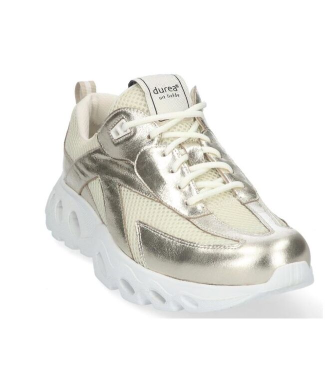 Durea 6309.609.1650 platino-ivoor  Durea 6309.609.1650, sneakers / veterschoenen Direct leverbaar uit de webshop