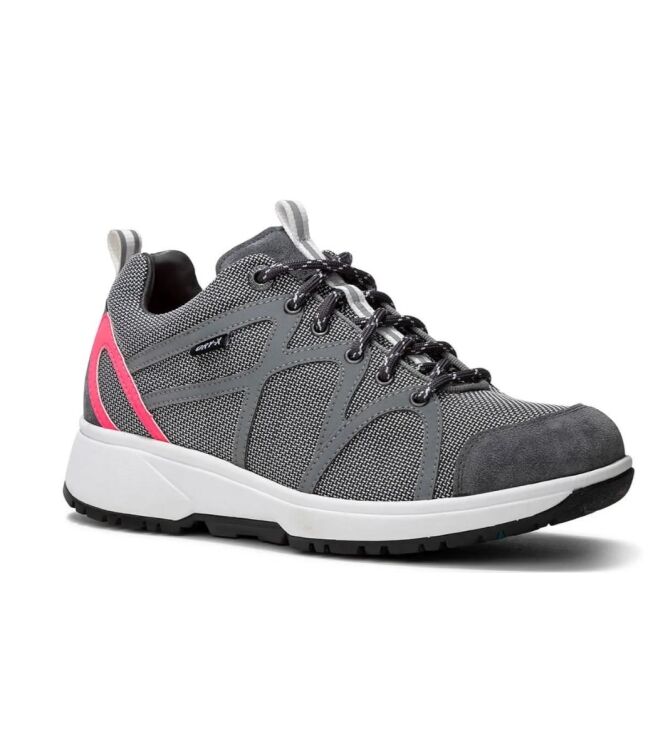 Xsensible Stretchwalker Stockholm Women grey combi  Xsensible Stretchwalker 40202.5.807, sneakers / veterschoenen Direct leverbaar uit de webshop