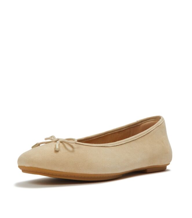 FitFlop Delicato Bow Ballet Flats cappuccino FitFlop A0H-923, Instappers dames Direct leverbaar uit de webshop