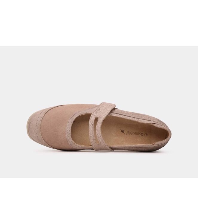 Xsensible Palermo taupe  Xsensible 10010.2.501, Instappers dames Direct leverbaar uit de webshop