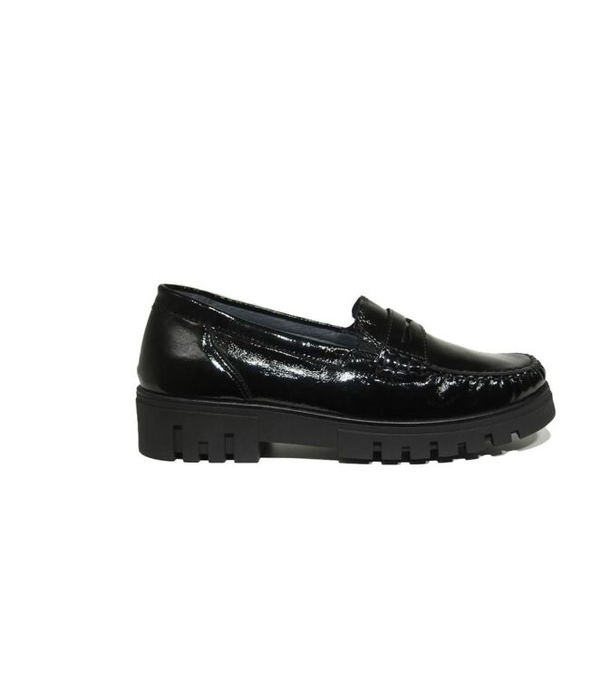 Waldlaufer Serena schwarz  Waldlaufer 723502.143.001, Instappers dames Direct leverbaar uit de webshop