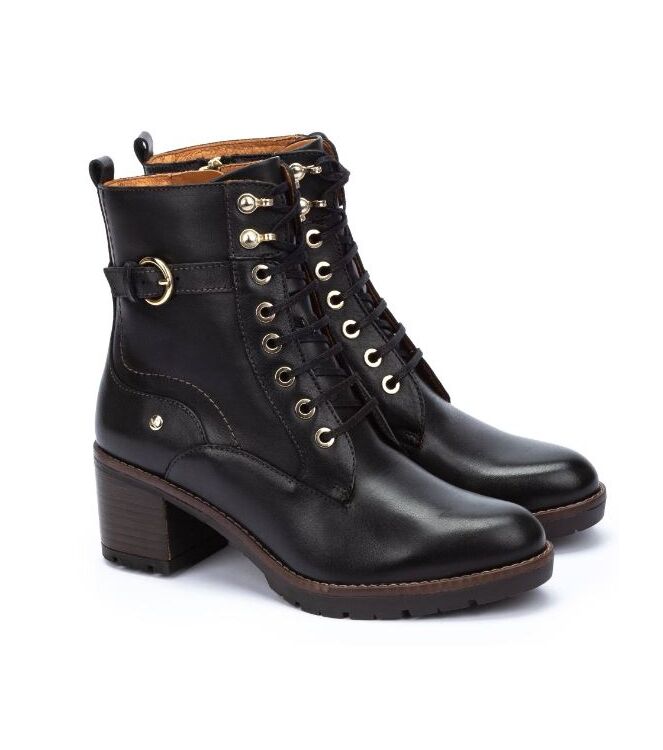 Pikolinos Llanes black  Pikolinos W7H-8510, veterboots Direct leverbaar uit de webshop