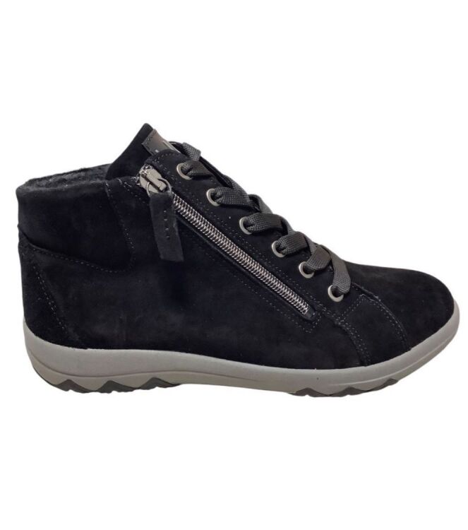 Waldlaufer Teresa schwarz  Waldlaufer 961801.200.001, veterboots Direct leverbaar uit de webshop