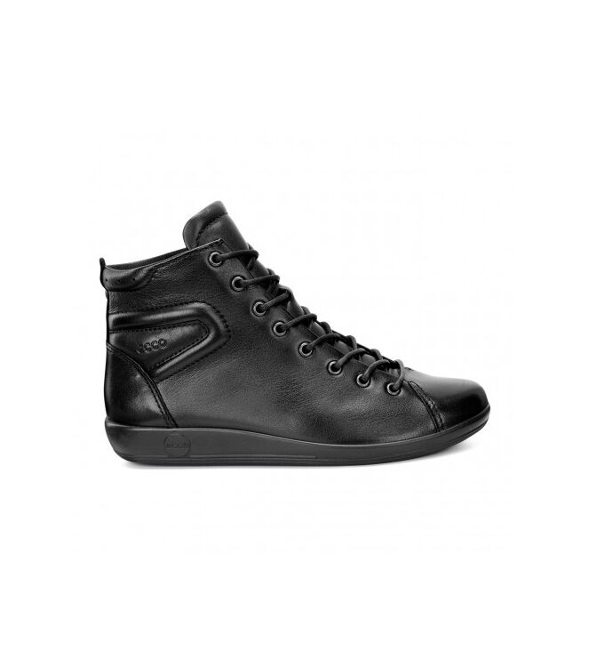 ECCO Soft 2.0 all black  ECCO 20652356723, veterboots Direct leverbaar uit de webshop