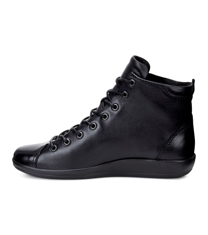 ECCO Soft 2.0 all black  ECCO 20652356723, veterboots Direct leverbaar uit de webshop