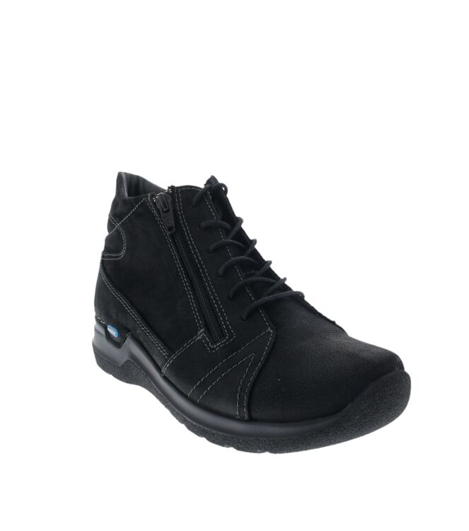 Wolky Why black  Wolky 0660611-000, veterboots Direct leverbaar uit de webshop