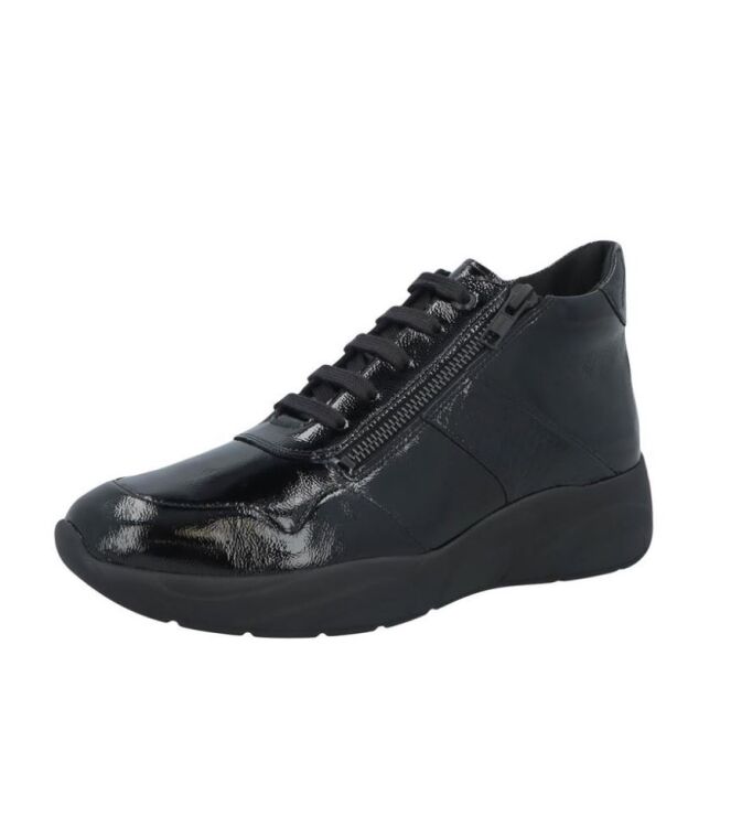 Solidus Hills Perllack schwarz  Solidus 53004-01180, veterboots Direct leverbaar uit de webshop
