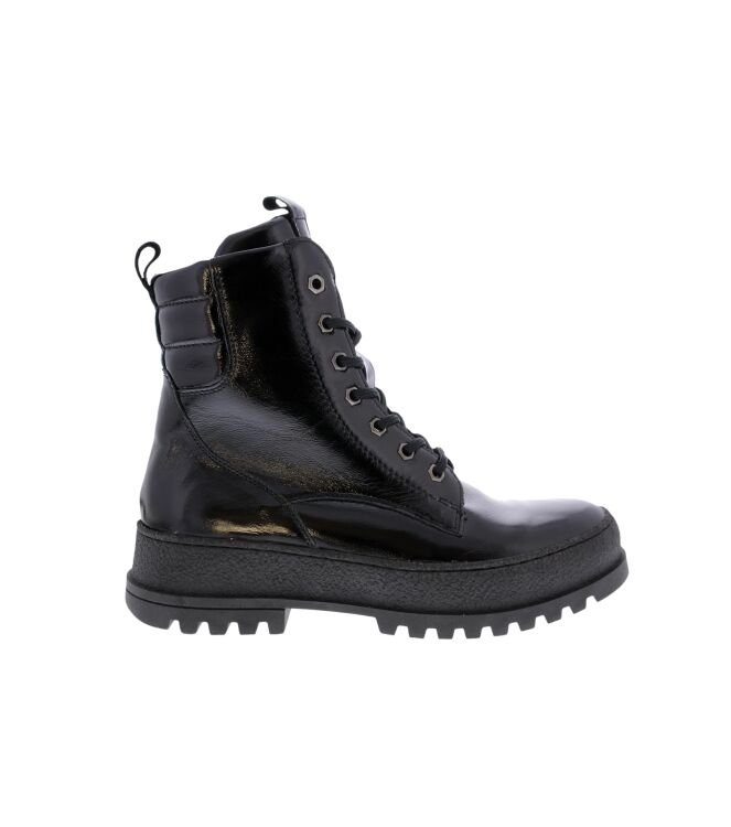 Waldlaufer Tara schwarz  Waldlaufer 741801.143.001, veterboots Direct leverbaar uit de webshop