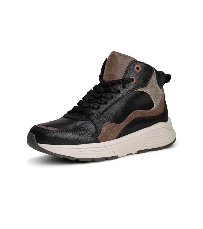 Xsensible Stretchwalker Tower black combi  Xsensible Stretchwalker 33008.2.080, veterboots Direct leverbaar uit de webshop