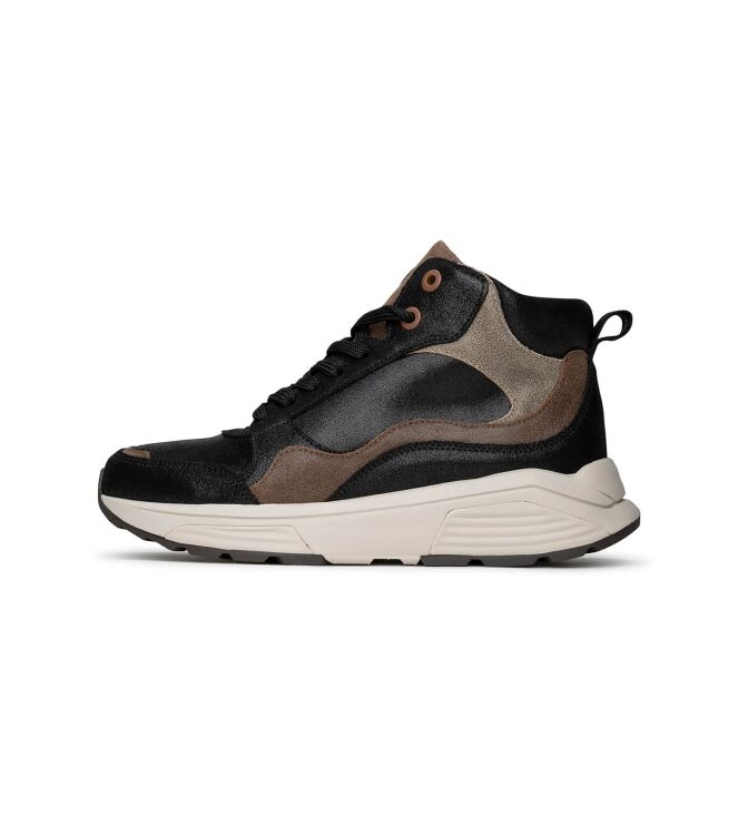 Xsensible Stretchwalker Tower black combi  Xsensible Stretchwalker 33008.2.080, veterboots Direct leverbaar uit de webshop