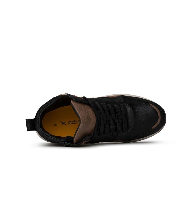 Xsensible Stretchwalker Tower black combi  Xsensible Stretchwalker 33008.2.080, veterboots Direct leverbaar uit de webshop