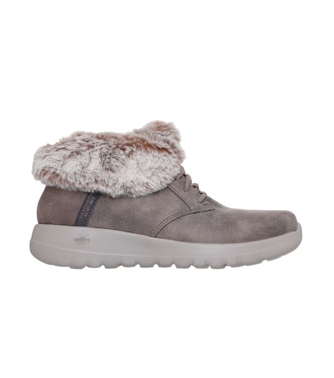 Skechers On-The Go Joy-Cozy Charm dark taupe  Skechers 144803-DKTP, veterboots Direct leverbaar uit de webshop