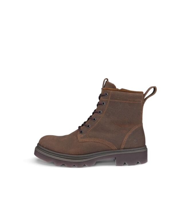 ECCO Grainer Lace camel  ECCO 21472301034, veterboots Direct leverbaar uit de webshop