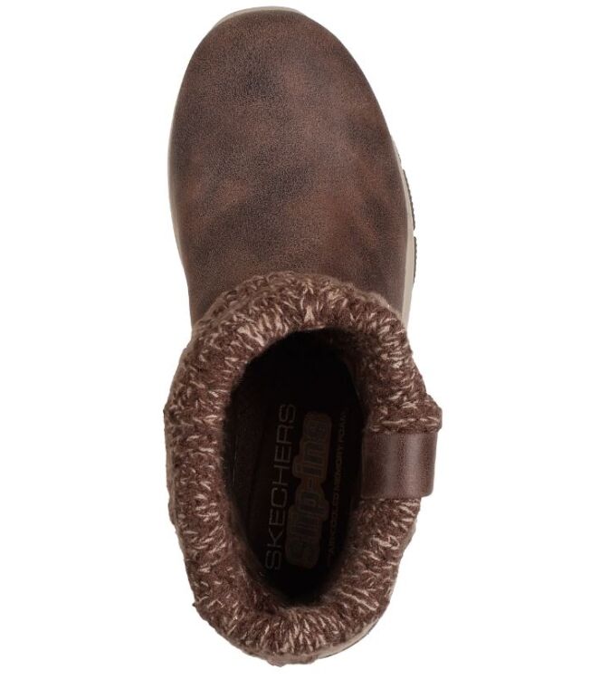 Skechers Easy Going-Cozy Weather 2 chocolate  Skechers 168033-CHOC, veterboots Direct leverbaar uit de webshop
