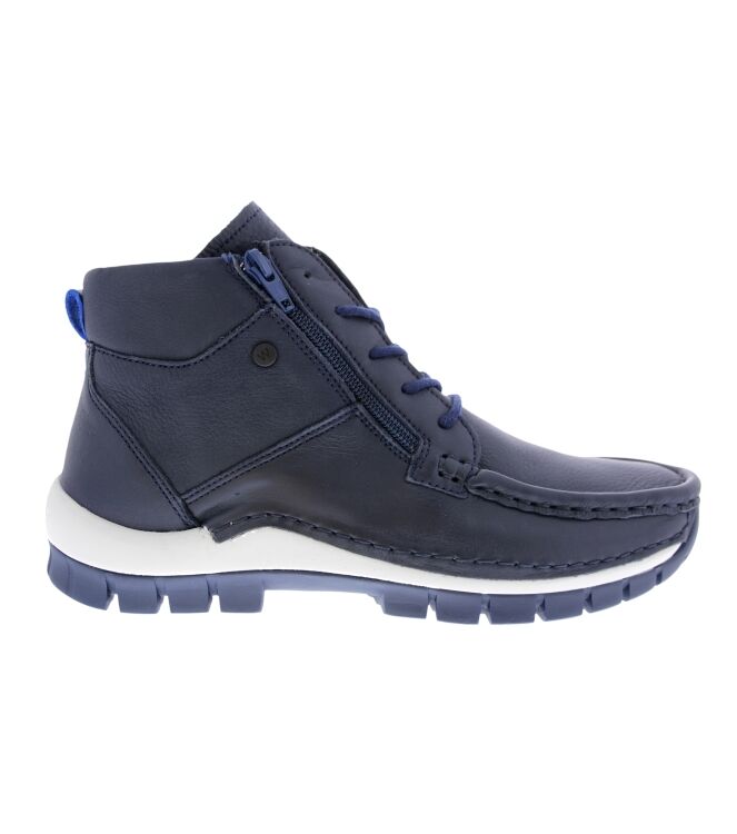 Wolky Boost Tresor denim  Wolky 0474030-820, veterboots Direct leverbaar uit de webshop