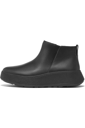 FitFlop F-Mode Leather Flatform Zip Ankle Boots all black FitFlop F-Mode Leather Flatform Zip Ankle Boots all black
