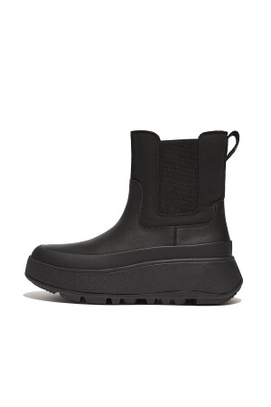 FitFlop F-Mode Water-Resistant Flatform Leather Chelsea all black  FitFlop F-Mode Water-Resistant Flatform Leather Chelsea all black