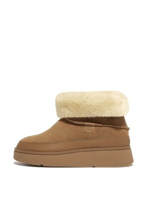 FitFlop Gen-Ff Mini Double-Faced Shearling Boots Desert Tan 