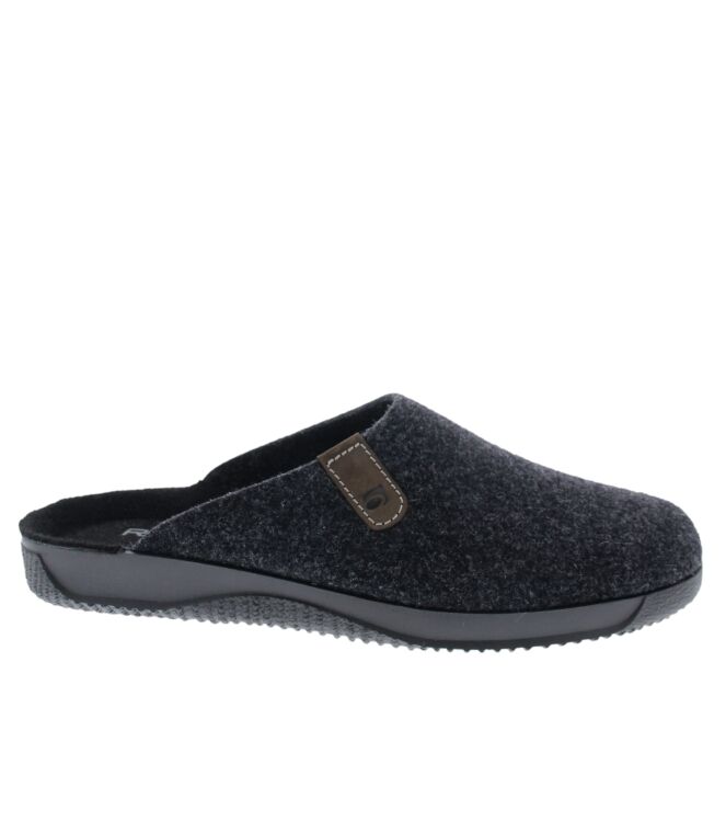 Rohde Soltau anthrazit  Rohde 2782-82, pantoffels muil Direct leverbaar uit de webshop