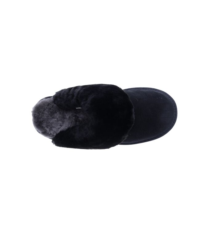 Warmbat Flurry black  Warmbat FLS321009-43, pantoffels muil Direct leverbaar uit de webshop