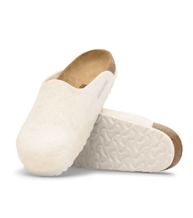 Birkenstock Amsterdam Eggshell Birkenstock 1030227, pantoffels muil Direct leverbaar uit de webshop