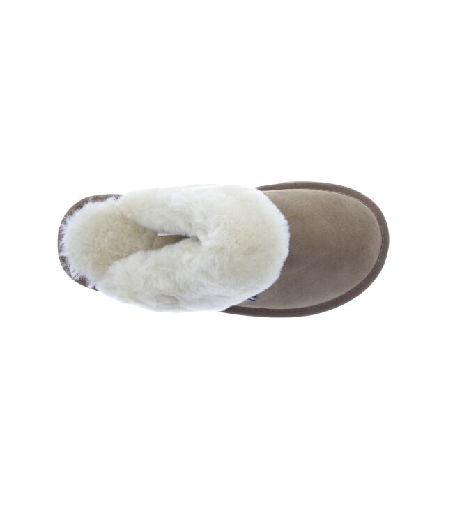 Warmbat Flurry cognac  Warmbat FLS321025-43, pantoffels muil Direct leverbaar uit de webshop