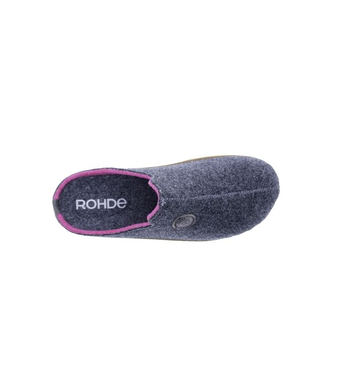 Rohde Foggia-D stone  Rohde 6120-84, pantoffels muil Direct leverbaar uit de webshop