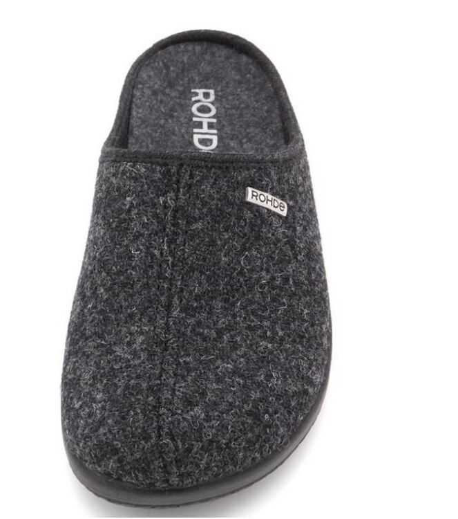 Rohde Bari anthracite  Rohde 6545-82, pantoffels muil Direct leverbaar uit de webshop
