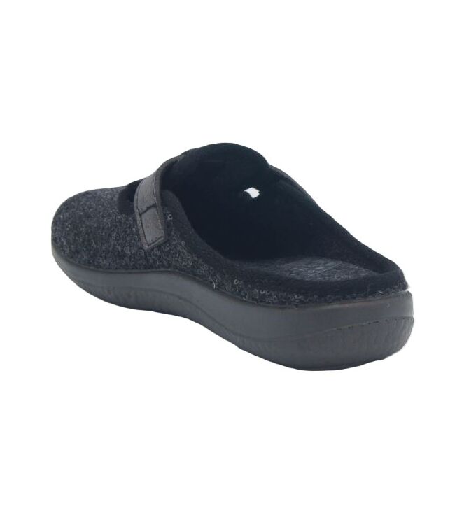 Rohde Bari anthracite Rohde 6556-82, pantoffels muil Direct leverbaar uit de webshop