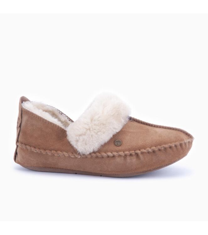 Warmbat Barrine cognac Warmbat BAR341025-23, pantoffels Direct leverbaar uit de webshop