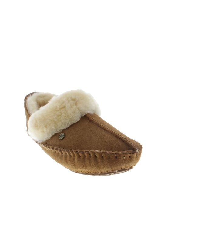 Warmbat Barrine cognac  Warmbat BAR341025-13, pantoffels Direct leverbaar uit de webshop