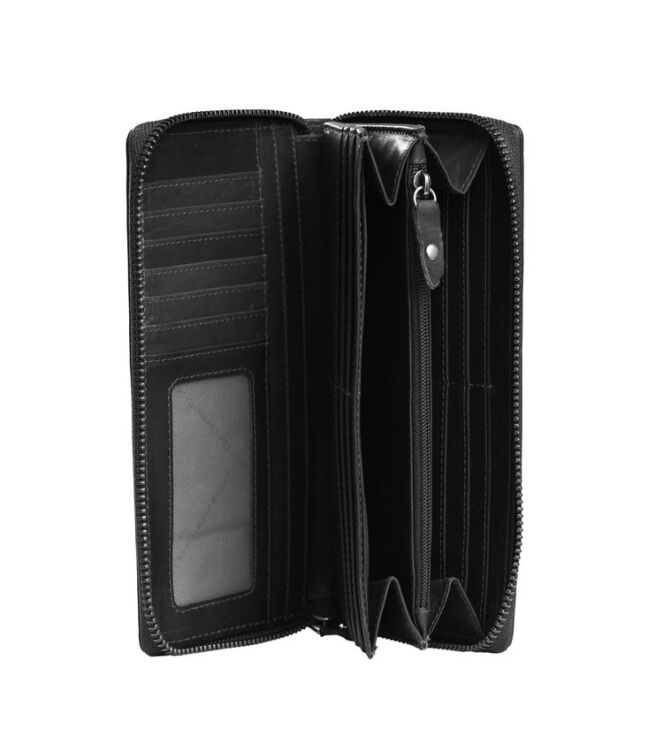 The Chesterfield Brand Ladies Wallet Halle black  The Chesterfield Brand C08.043200, Portemonnee Direct leverbaar uit de webshop