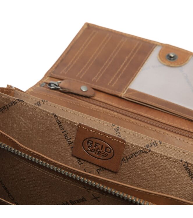 The Chesterfield Brand Ladies Wallet Mirthe (Ascot) cognac  The Chesterfield Brand C08.017831, Portemonnee Direct leverbaar uit de webshop