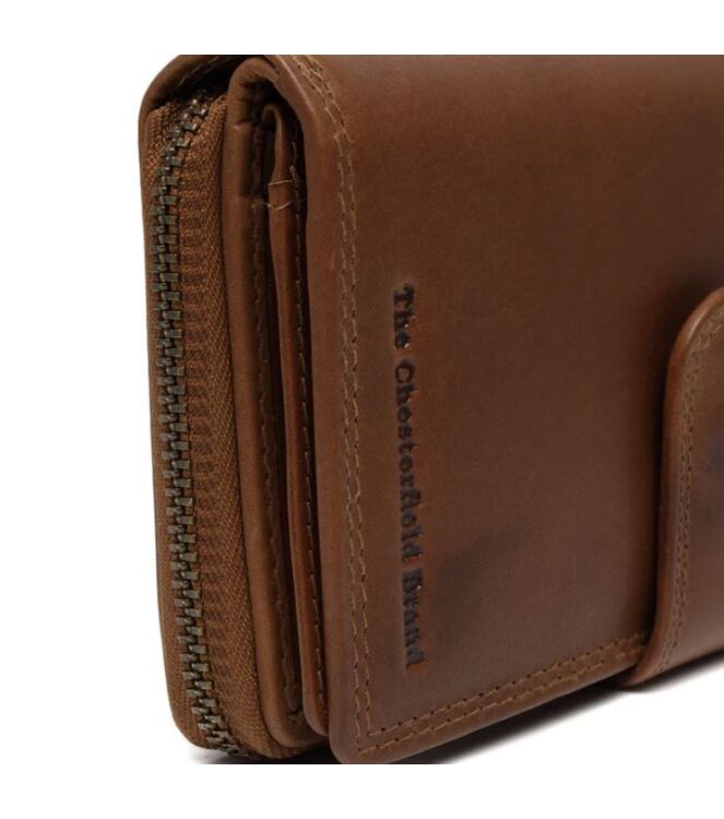 The Chesterfield Brand Ladies Wallet Charlotte cognac  The Chesterfield Brand C08.050431, Portemonnee Direct leverbaar uit de webshop