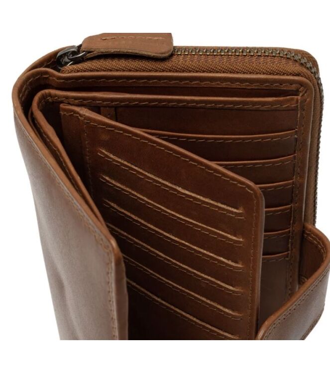 The Chesterfield Brand Ladies Wallet Charlotte cognac  The Chesterfield Brand C08.050431, Portemonnee Direct leverbaar uit de webshop
