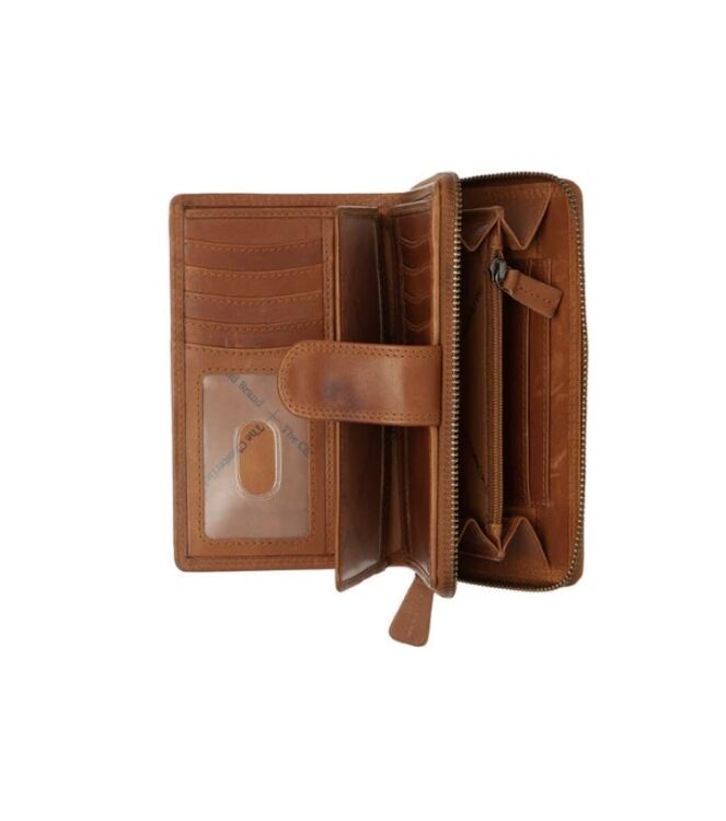 The Chesterfield Brand Ladies Wallet Charlotte cognac  The Chesterfield Brand C08.050431, Portemonnee Direct leverbaar uit de webshop